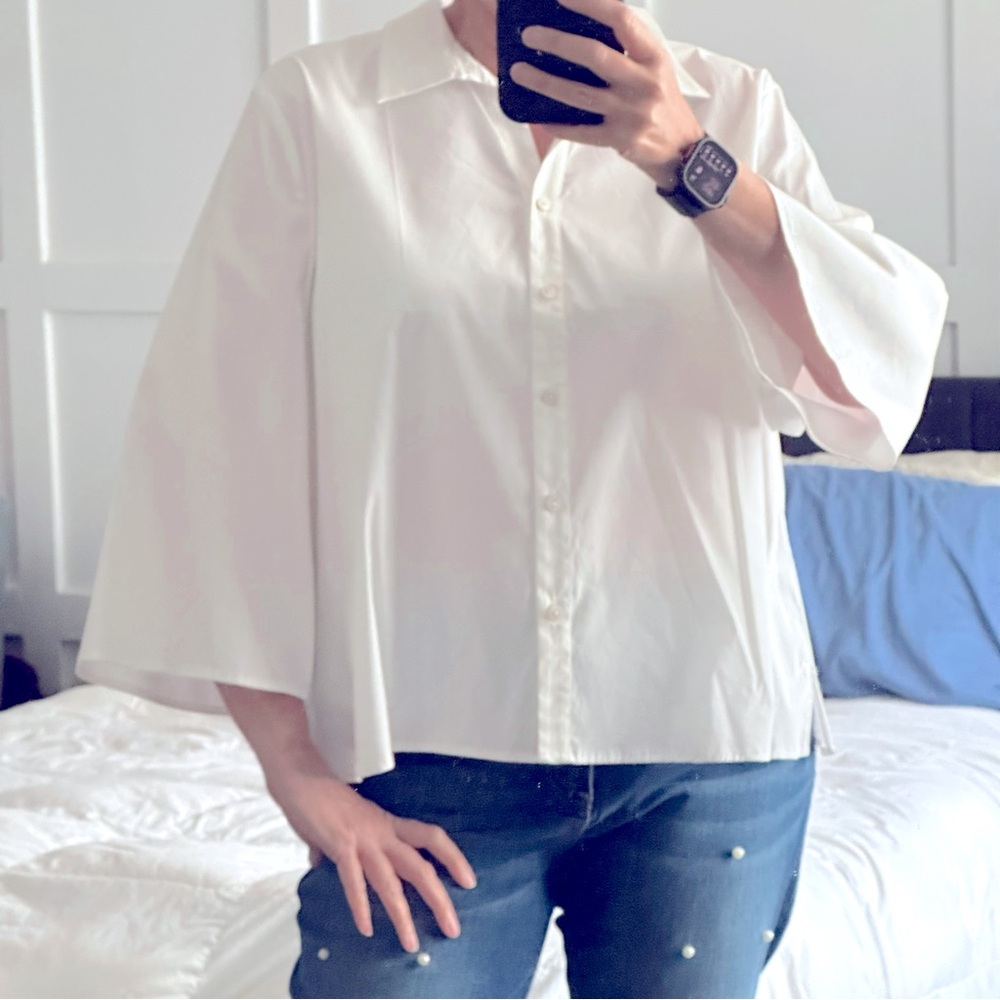 Chico’s Crisp White Women's Blouse